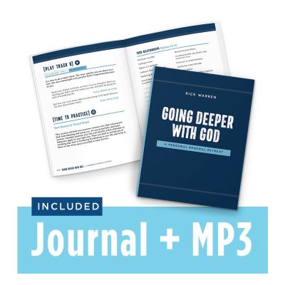 Going Deeper with God Journal and Downloadable MP3s