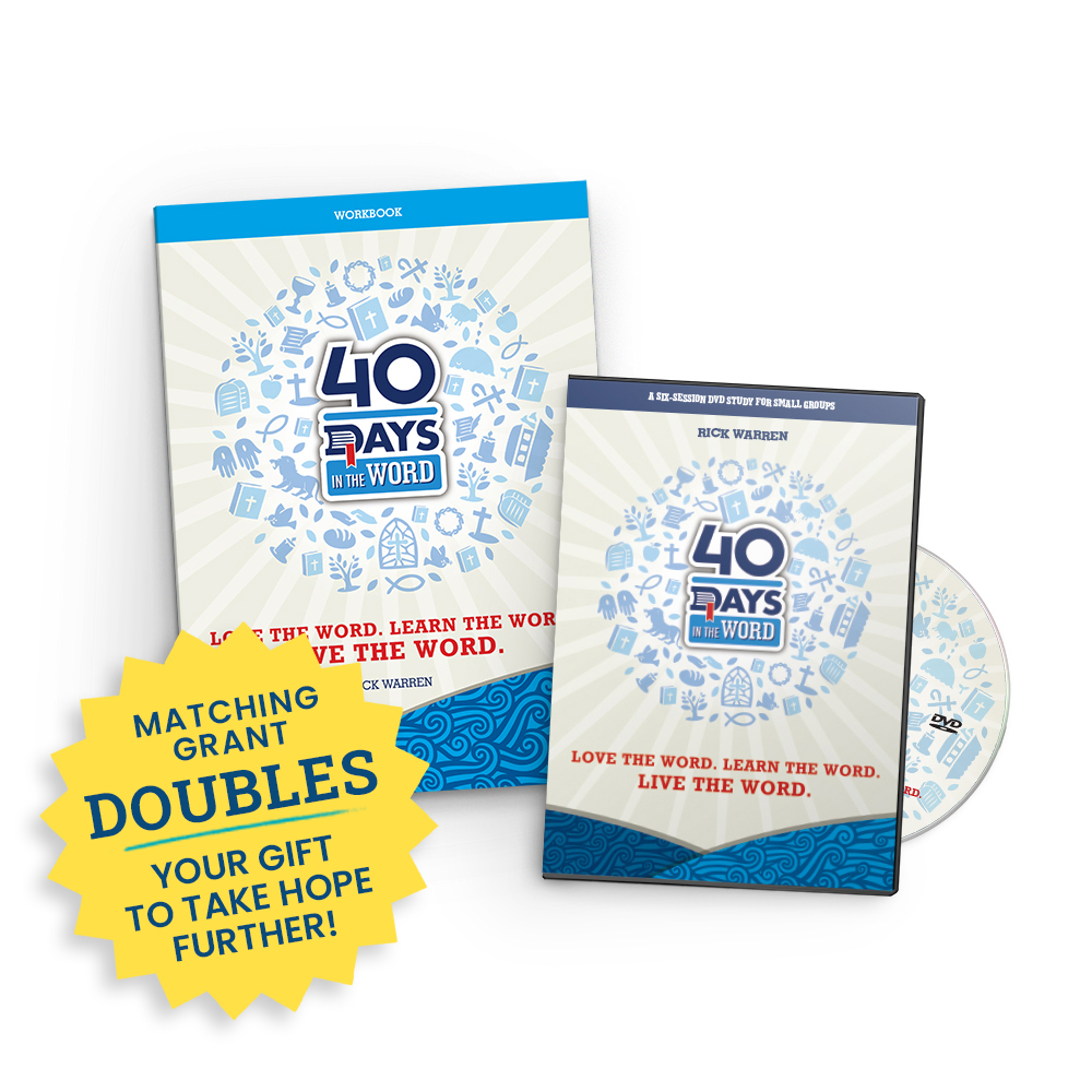 40 Days in the Word Study Kit (DVD + Study Guide)